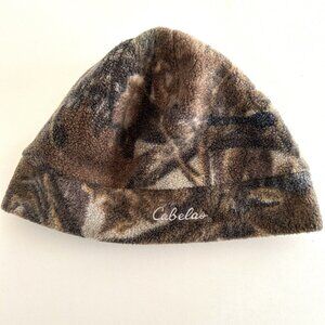 Cabela’s Beanie Hat Cap Camo One Size Outdoor Fleece Lined Casual Hunting Wester